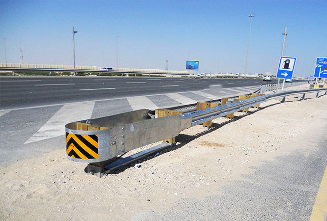 Safety Barrier End Terminal